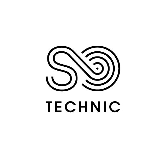 Logo So-technic blanc